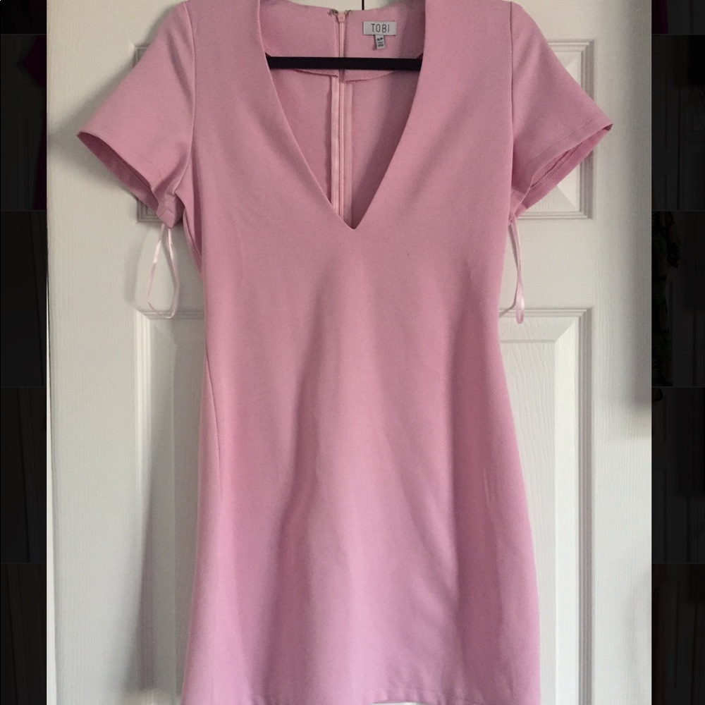 Tobi deep V bodycon dress, never worn